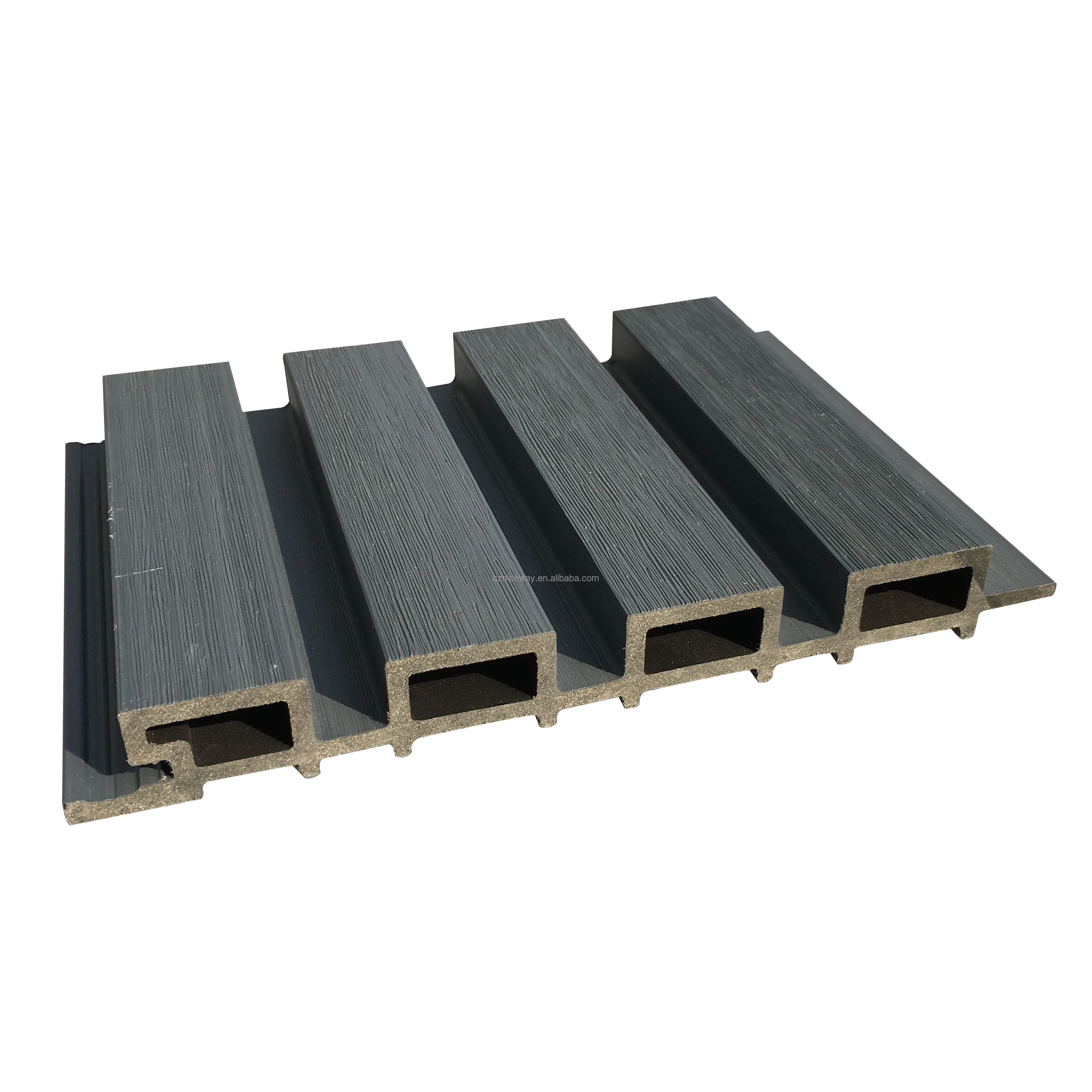 cheap price  3d wall siding exterior outdoor wall panel exterior wpc wood plastic composite co extrusion wall cladding