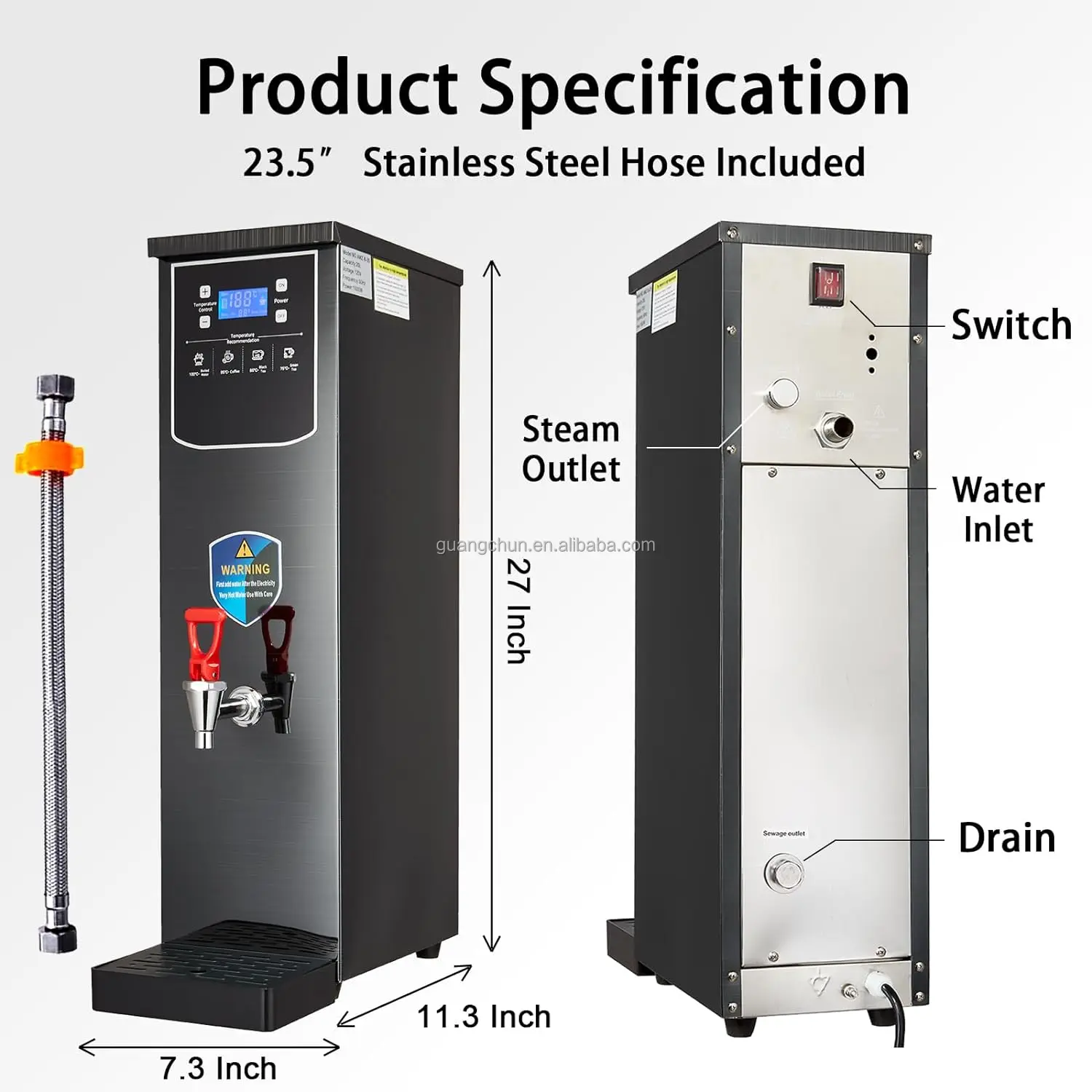 Автоматический интеллектуальный 30-литровый до 90-литровый водяной котел