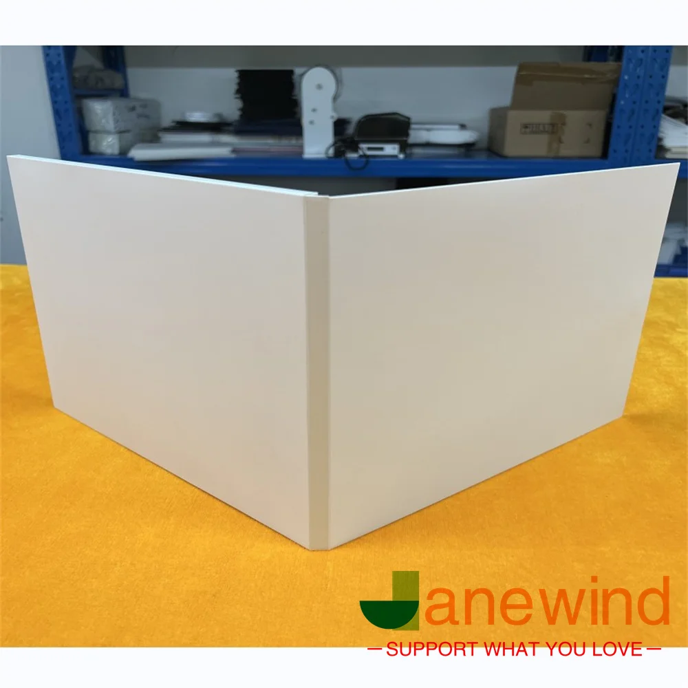 10.1 inch Screen video monitor booklet Blank White  Book Invitation Lcd Video Greeting Card for Valentine Mother Father day Gift