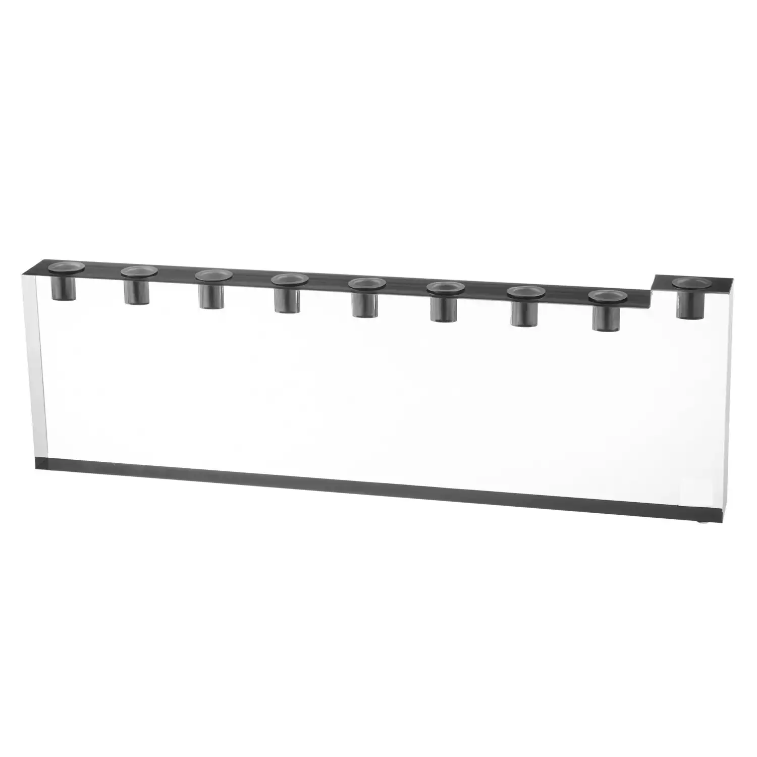 Judaism Lucite Menorah для еврейского ханукального завода по индивидуальному заказу Judaica Chanukah Подарочный акриловый канделябрный канделябры в качестве вазы