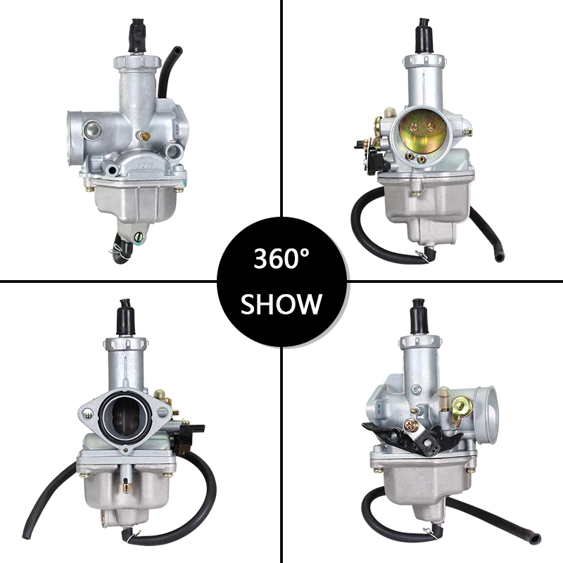 Manual aluminum alloy carburetor suitable for PZ27 125 150 200 250 300 Cc motorcycle carburetor