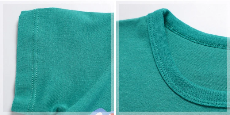 Little maven 2020 summer toddler boy clothes boy tops animals  green Cotton funny boy t shirts t shirt cotton