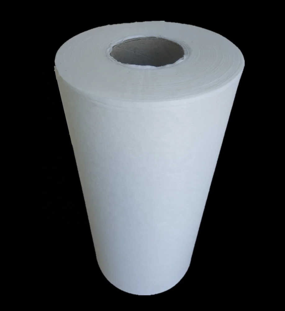 50gsm 30% polyester + 70% viscose disposable cloths raw material spunlace nonwoven fabric jumbo roll/ Non-woven Fabric