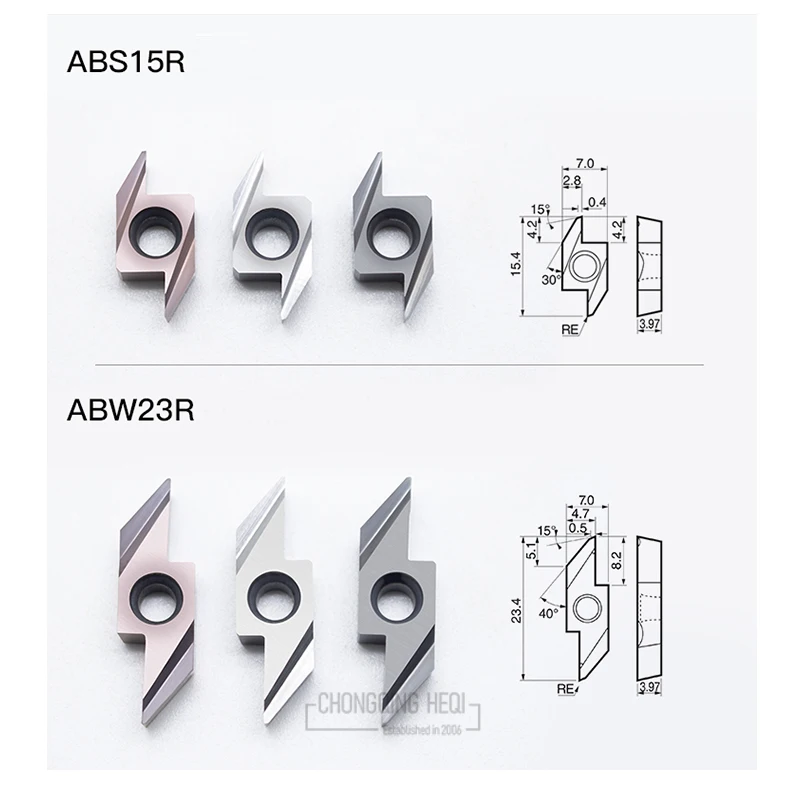 CNC Lathe Machine Cutter Indexable insert grooving milling abw23r abs15r grooving and parting Slotting Blade