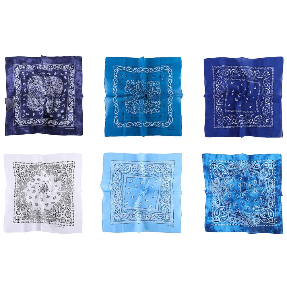 Fiona Custom Square Cotton Head Scarf for Women Neck Hair Scarves Wraps Headscarf Hair Bandanas Night Sleeping Wrapping