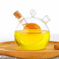 hand made glass oil jug/oil vinegar bottle/glass oil bottle