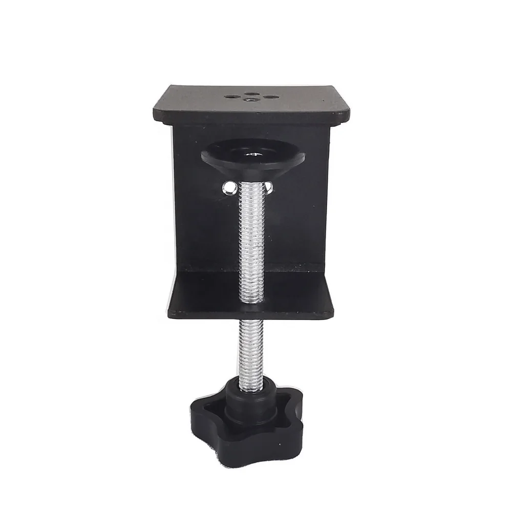 High Quality Powder Coating In Black Metal Steel Clamps On Table