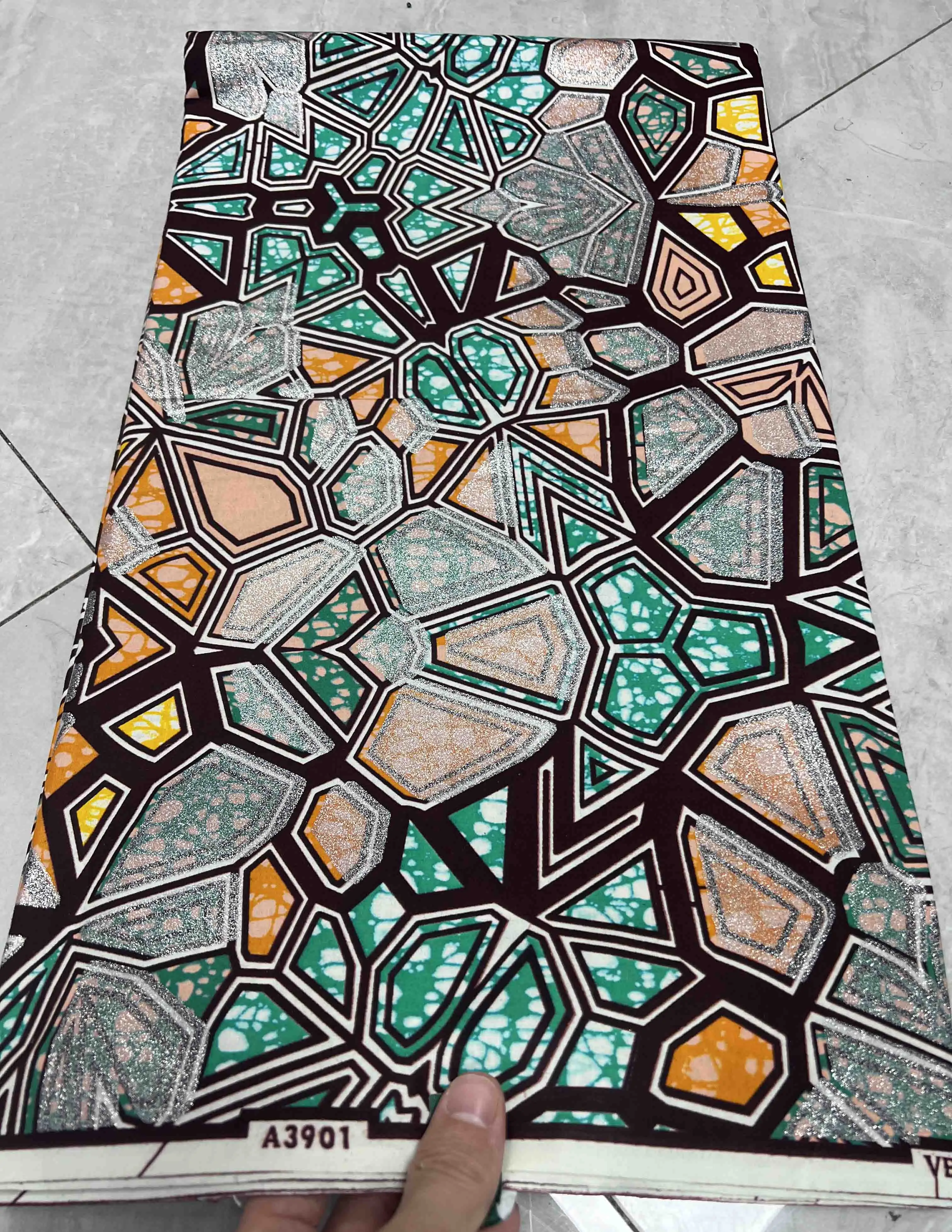 2024 New African Holland Wax Ankara 100%Cotton Real grand de Wax Print Fabric for Garment