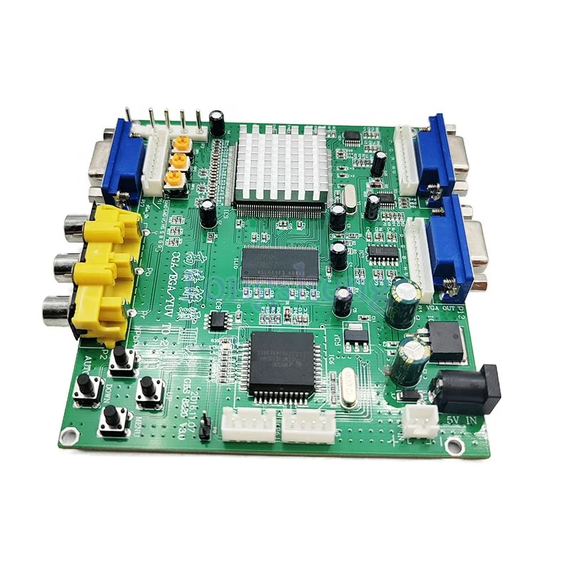 CGA/EGA/YUV TO VGA converter board for POG Game PCB Video Good Quality GBS Conversion Board
