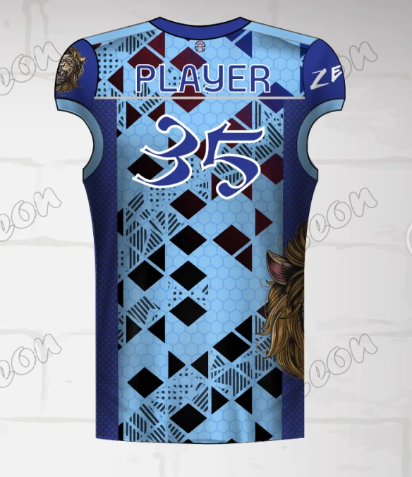 Custom high quality 2019 new design comfortable sublimation American football  jersey