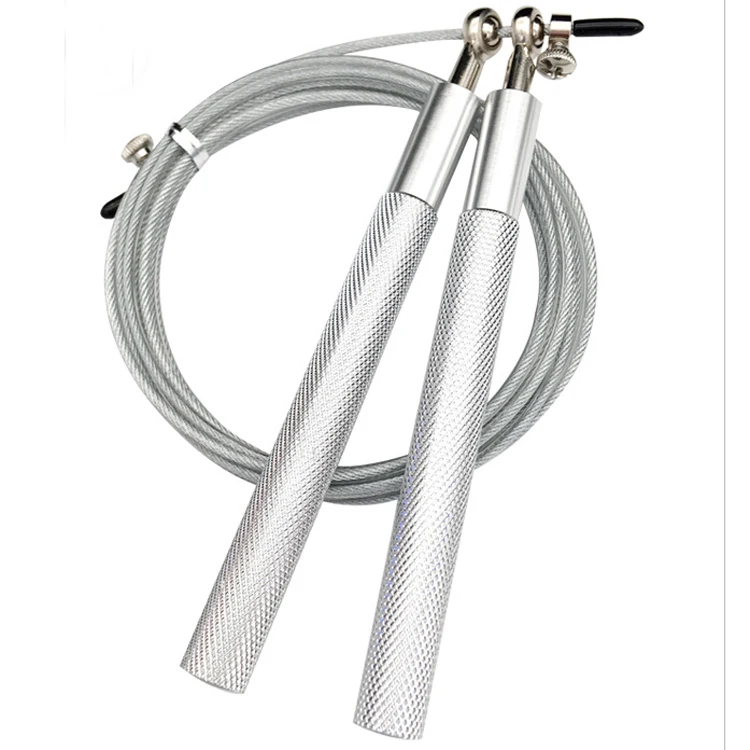 Adjustable Aluminium Speed Jump Rope with Slim Handles