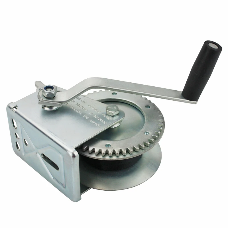 1600LBS  Zinc Plating  Hand winch with Webbing Strap