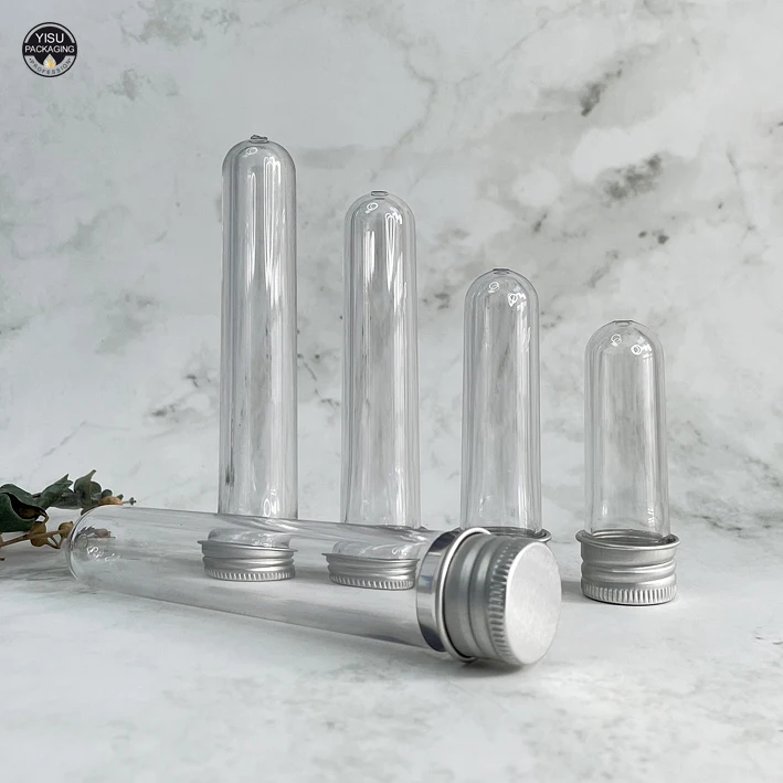 Clear PET Plastic Test Tube For cigar