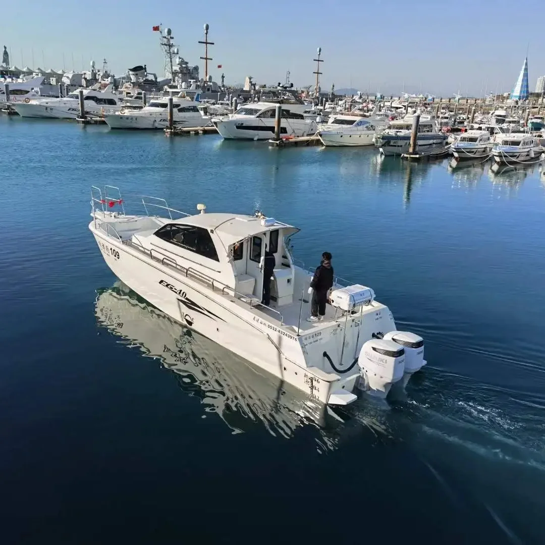 Морской рыболовный катер Grandsea из стекловолокна с быстрой скоростью 40 футов для продажи