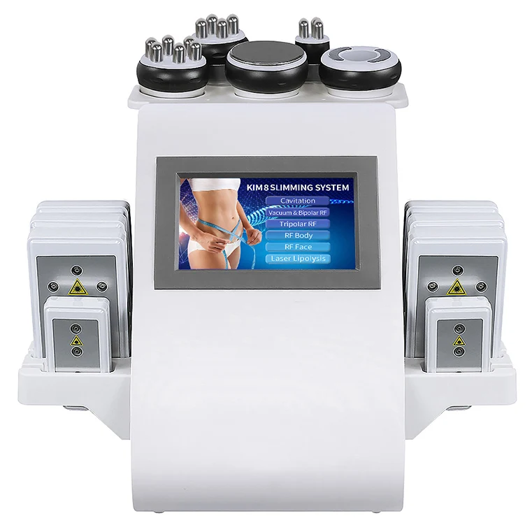 RF Calvitation En Lipo Laser Ultracavitador Ultracavitacion Cativation Slimming Fat Reduction Cavation 6 In 1 Cavitation Machine