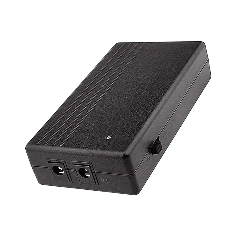 CYHX Portable Rechargeable 18650 Lithium Battery Backup 12V DC Mini UPS Power Supply for Wifi Router Modem IP Camera DVR