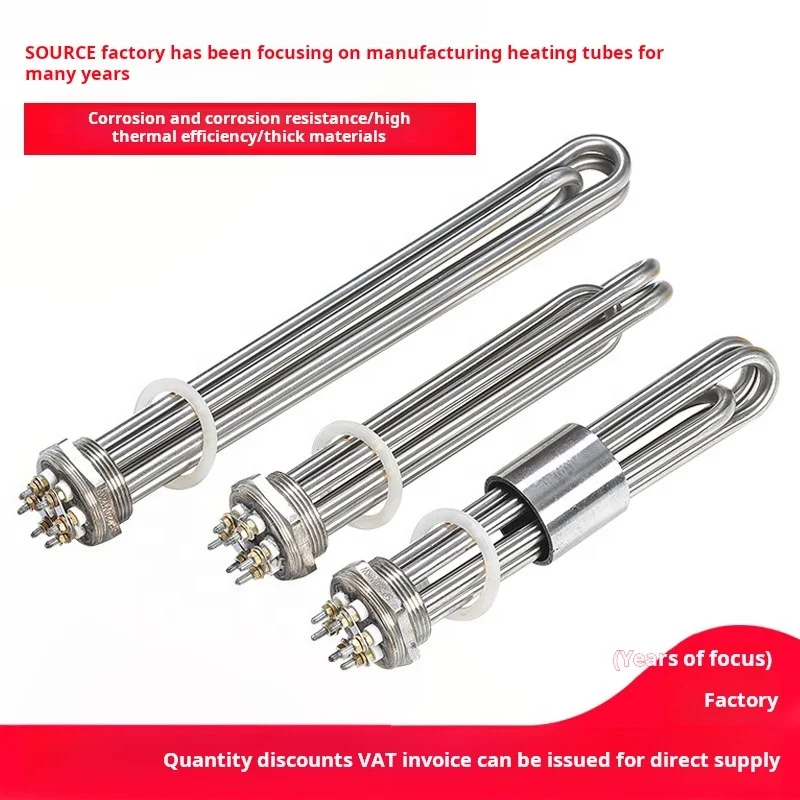 Wholesale Stainless Steel Threaded Heating Pipe Industrial Explosion-proof Flange Rod Boiler Electric Tube