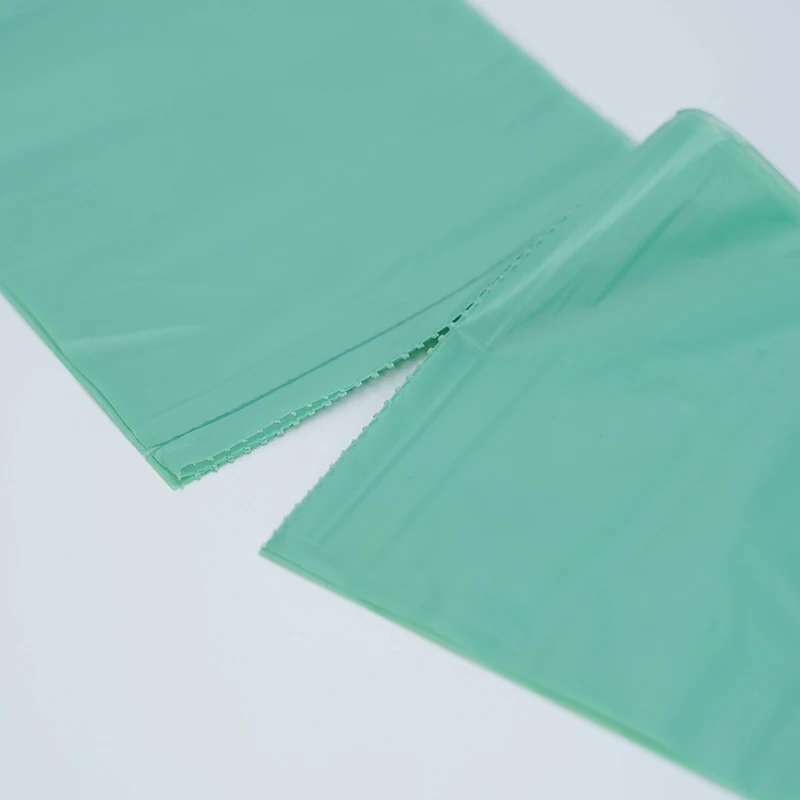 Оптовая продажа экологически чистый PLA 100% биоразлагаемый логотип качели вкладыш пластиковый пакет плоский карман мешок для мусора