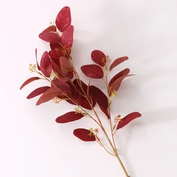 MACTING Simulation Eucalyptus Leaf Heart-shaped Sofa Table Study Vase Flower Arrangement