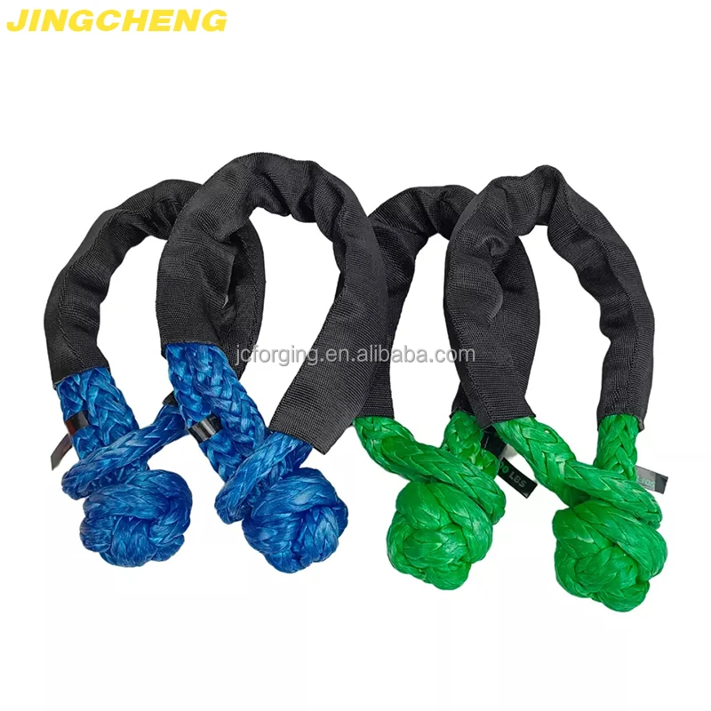 Soft Shackle Recovery Rope Hot Sale Breaking Strength Winch Snatch Block Towing Ring Used For Trailer