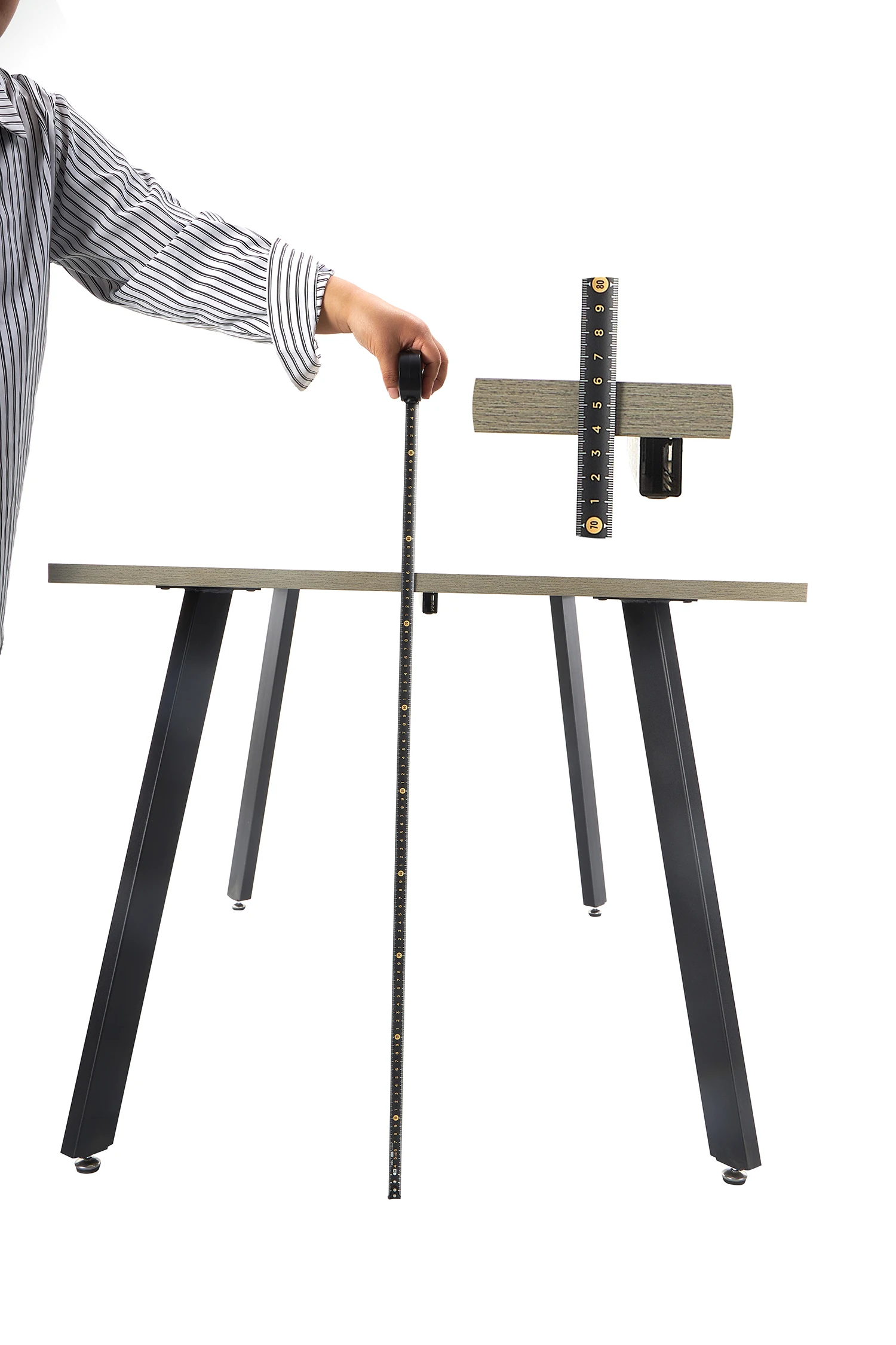 2024 Hot Sell Modern Nordic Cheap Dining Room Table and Flannelette Dining Chair PB Dining Table Set with for 6 Chairs Seater