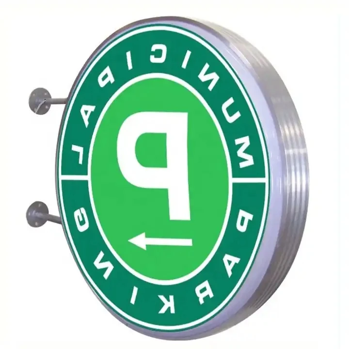 Рекламный световой короб с подсветкой 70 см Круглый лайтбокс двухсторонняя рамка 3D светодиодная вывеска