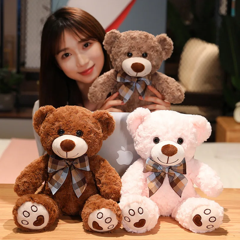 Fluffy Teddy Bear Soft Toys Party Present Kids Gift Stuffed Plush Teddy Bear Toys for Christmas Birthday
