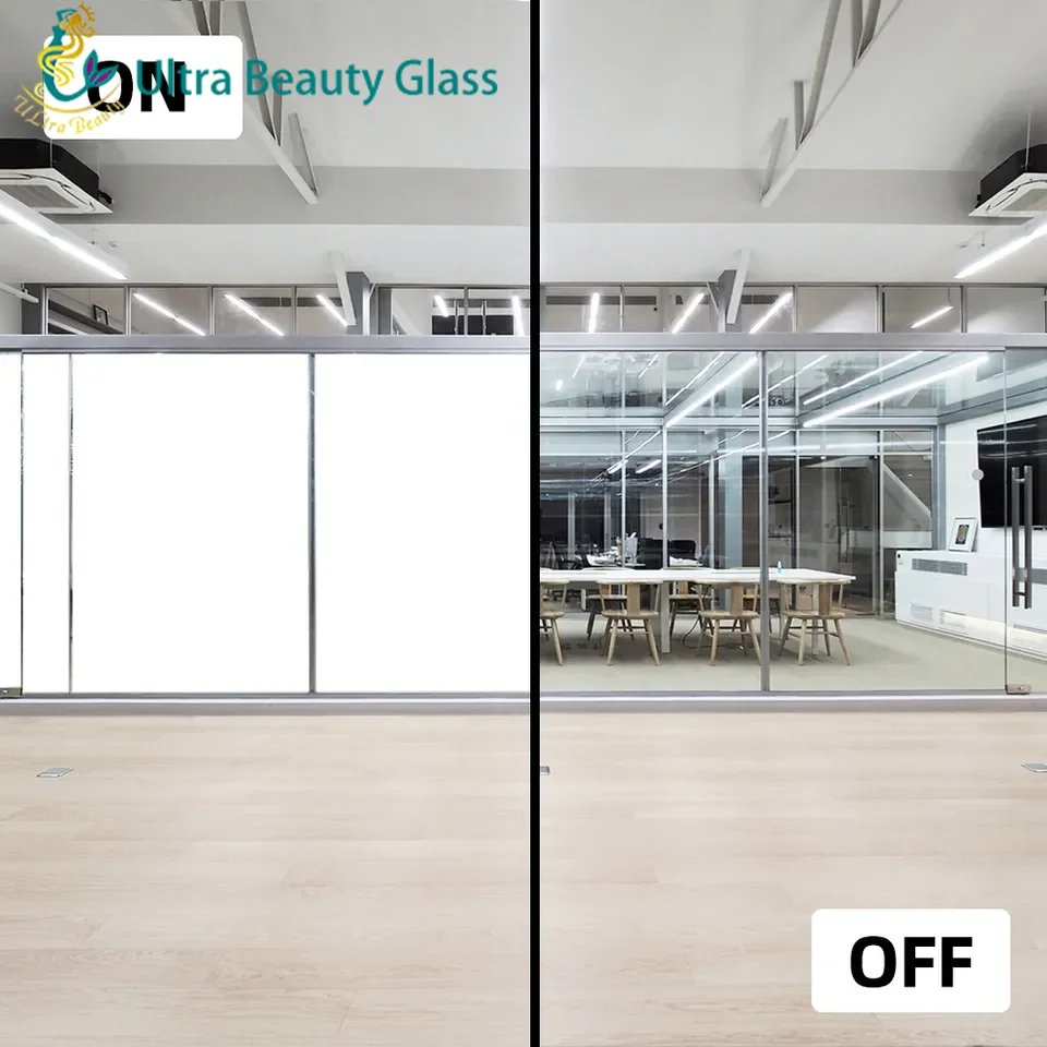 Ultrabeauty- China Factory Supply Smart Switchable PDLC Film Glass Privacy Protection Intelligent Dimming Glass