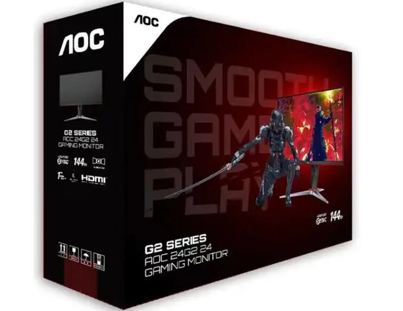 NEW AOC 24G2Z 1080P IPS 240Hz reversible gaming monitor pc computer game screen