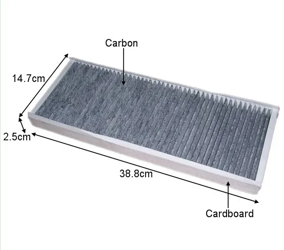 
New Products high efficiency Car Air Cabin Filter OEM 8D0091800 for AUDI 80 AUDI A4 PASSAT 