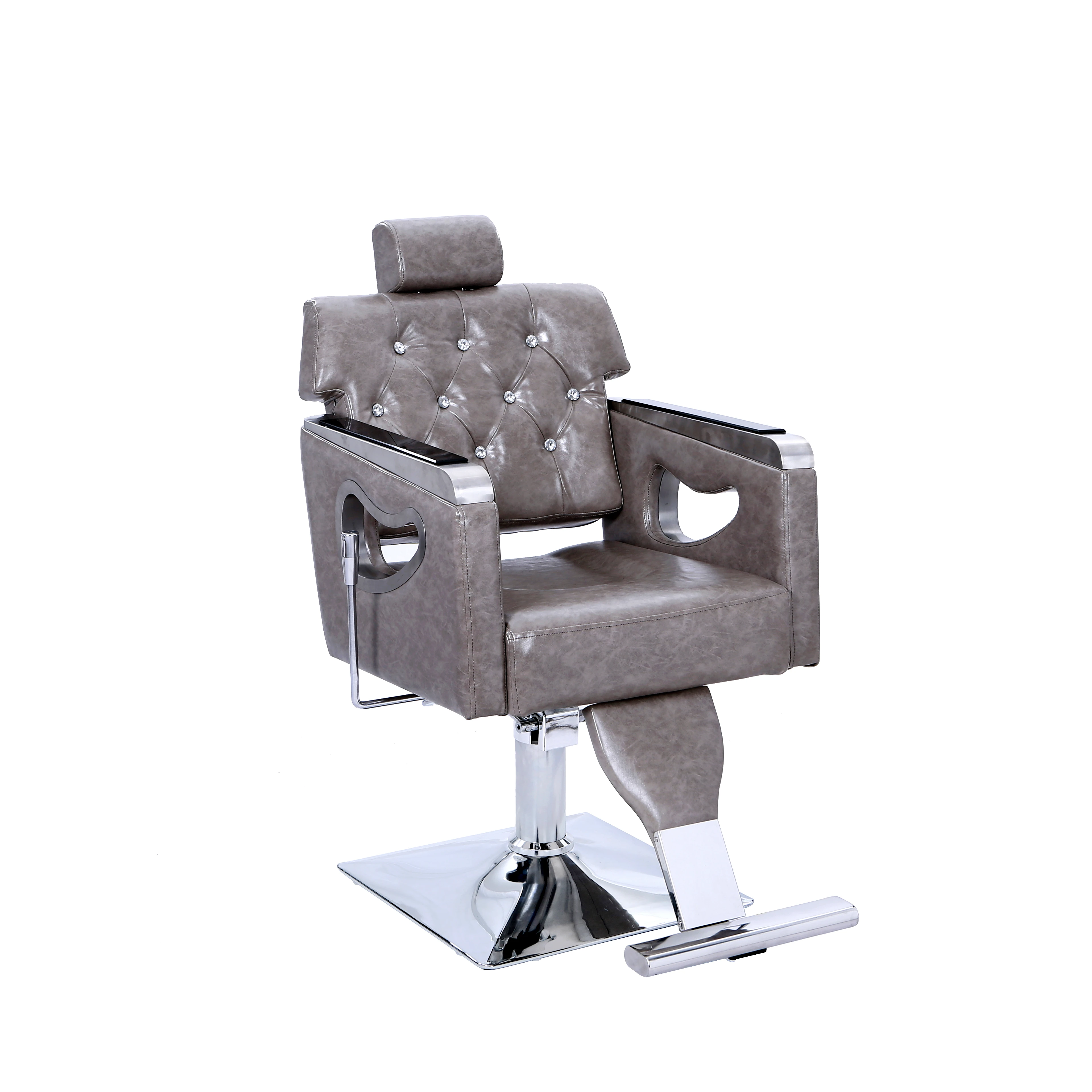 Beauty Hairdressing Barber Hair Salon Furniture Factory Supply Modern China Luxury Wholesale Grey Style Chair