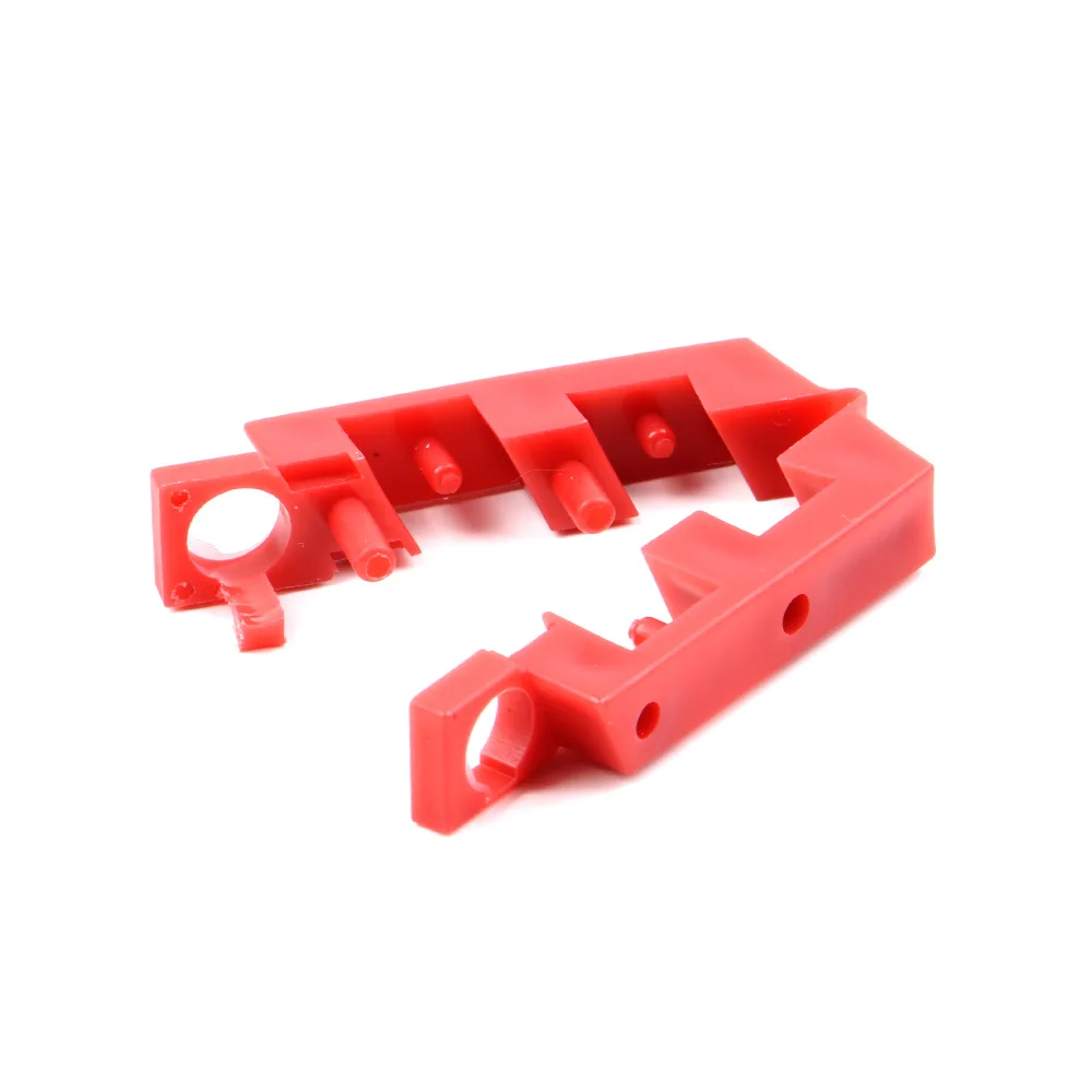 Red Lckout Tagout PP Snap On Circuit Breaker Lockout For 120V Safety Lock Warning Devices