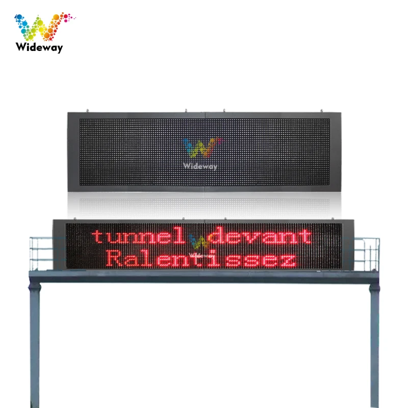 P31.25 outdoor gantry full-color display hanging variable information speed limit traffic display