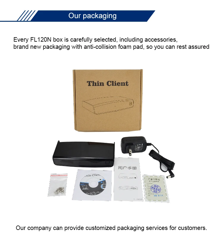 Made in China Fl700N Cloud Computing Quad Core Thin Client RDP Compute