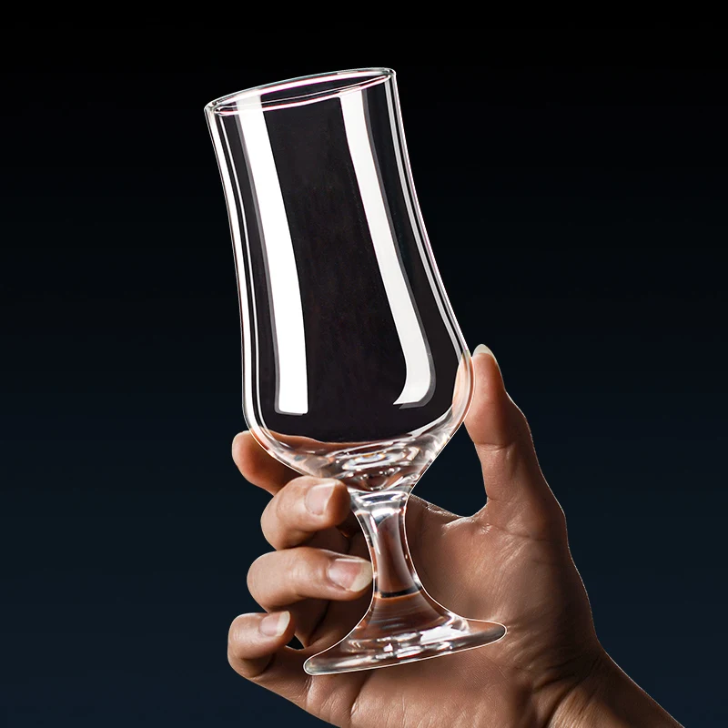 Custom Personalized Stout Belgian craft beer glasses with 12 ounce