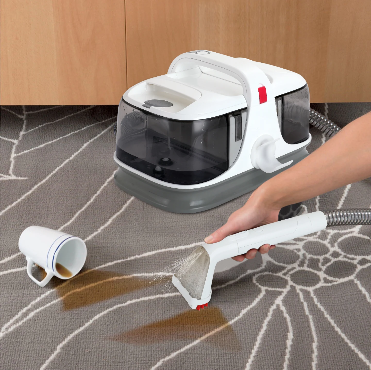 Li-ion Battery  Rechargeable Wet Wash And Dry Vacuum Cleaner, Spot Carpet Cleaner