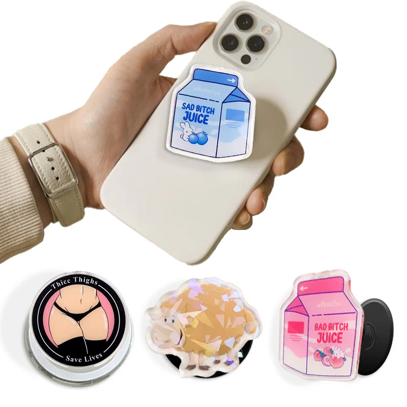 Custom acrylic cell phone stand custom acrylic mobile phone holder phone grip