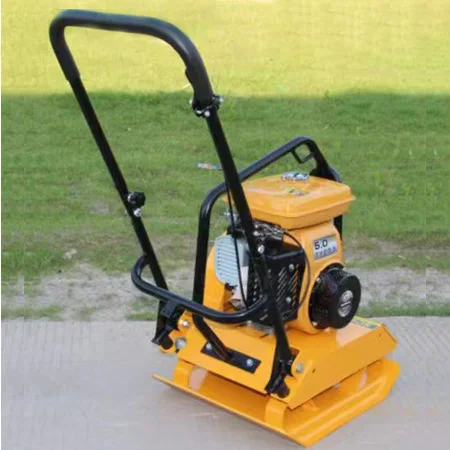CE gasoline engine 5 5.5 hp 5hp 30 kn 80 100 110 kg plate compactor powered by ROBIN EY20