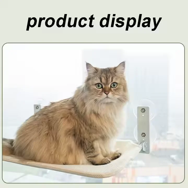Indoor Bed 4 Strong Suction Cups Hanging Wall Mounted Window Perch Cat Hammock