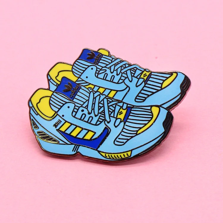Shoes High Quality Free Sample Sporting Enamel Sneaker Hot Sell Wholesale Custom Parts Buckles Custom Lapel Pins