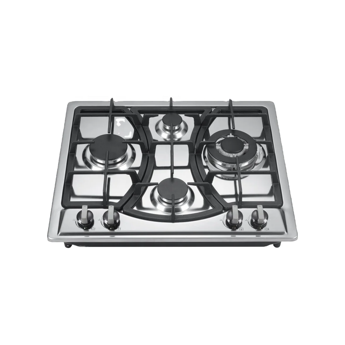 cast iron gas stove gas cooker 4 burner brass burner  gas hob