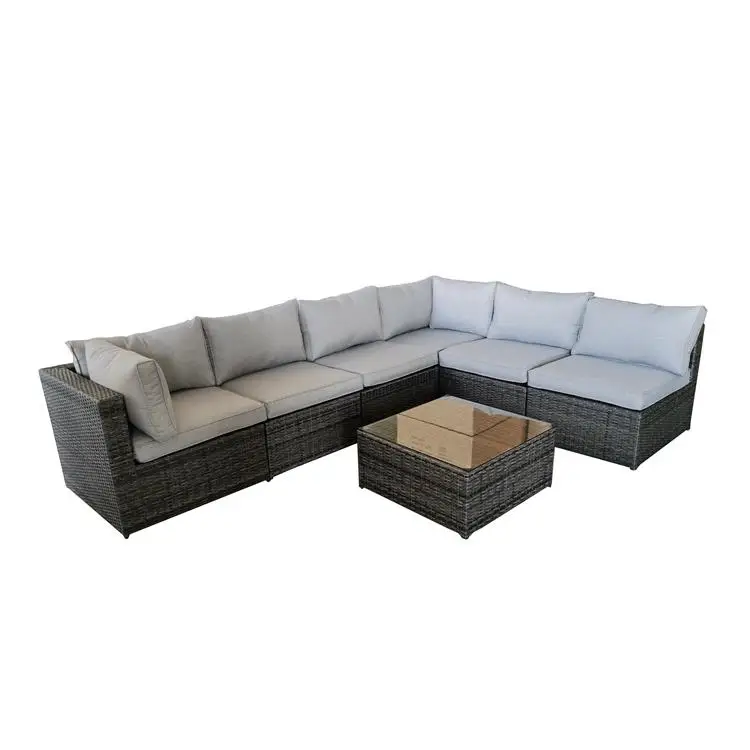 All Weather Luxury Flat Wicker Rattan Outdoor Furniture, Rattan Furniture, Garden Sofa Set