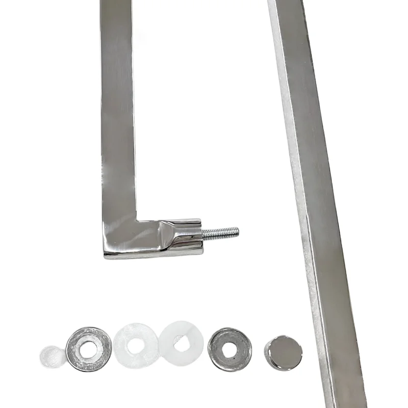 Kensharp Stainless Steel Bathroom Accessories Shower Room Glass Door Handle Wall Holder Safety Handrail Bathroom Grab Bars