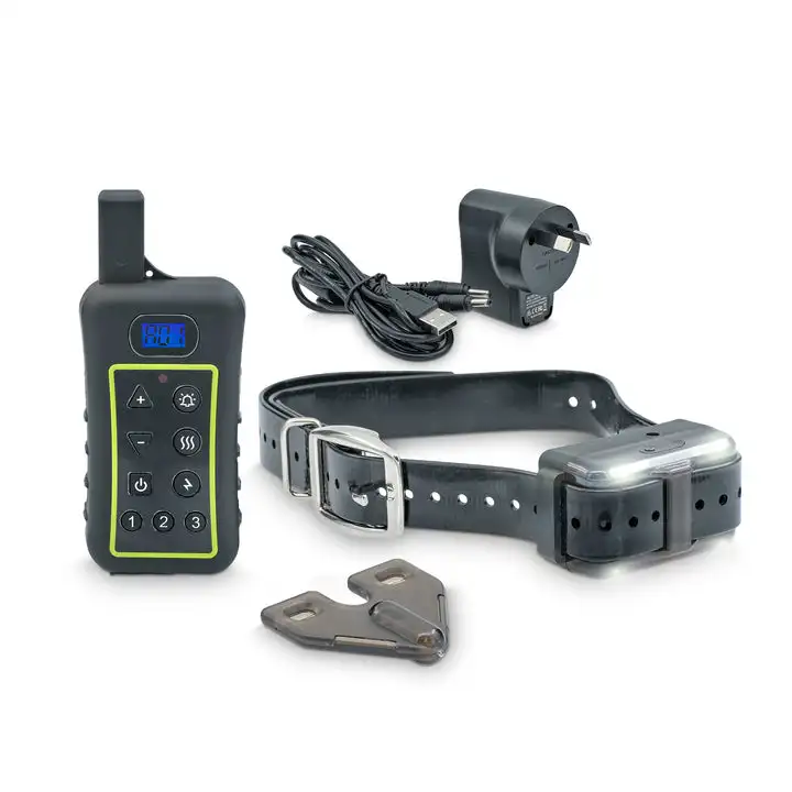 3 Dogs K9 Training Remote Dog Training Collar 3/4 Mile 4 modes Beep Vibration Shock Collar | Bark Control Collar