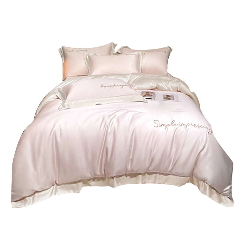 2022 Newest 100% Tencel Fiber Lyocell Luxury Bedding set Duvet Cover Set