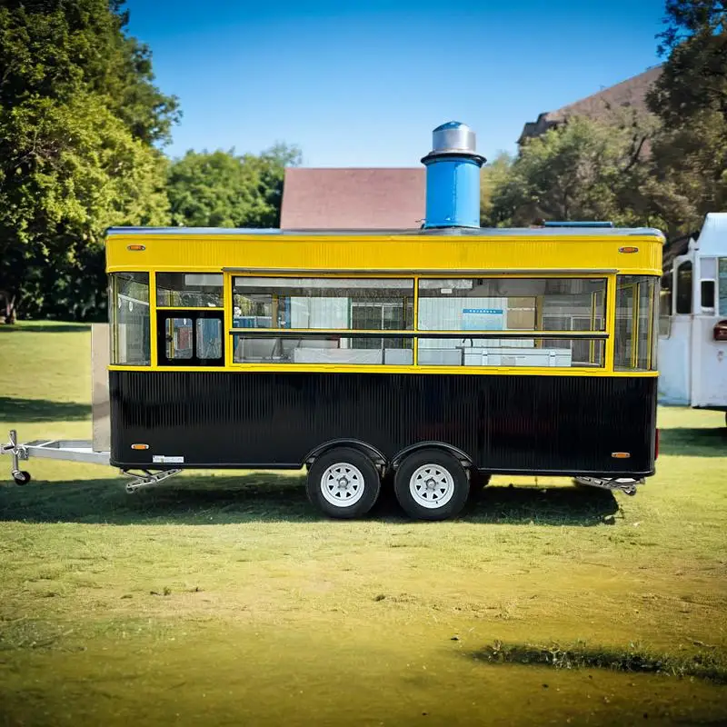 Available Fast Food Trailer /Food Truck, Street Food Cart Trailer in stock