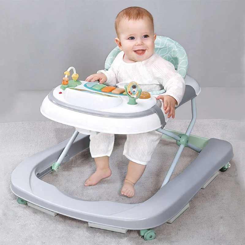 Brightbebe Top 2in1 Baby Walker Optional Colors Music Light Baby Carrier Walker Factory Direct Sale OEM learn to walk