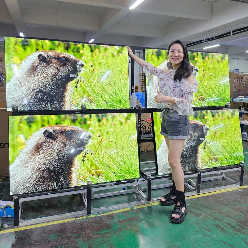 BENSHI 43/49/55/65 дюймов 1 67/0 88/3 5 мм 3d телевизор lcd/led внутренняя/наружная панель LG открытая рамка 4k экран монитора видео настенный