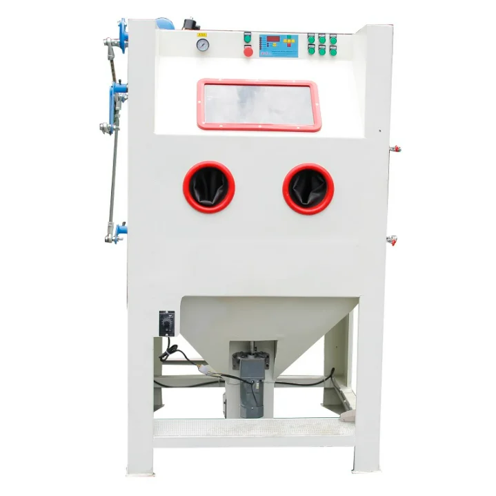 Popular  KAFAN 1212 Sandblasting Machine With Automatic Turntable