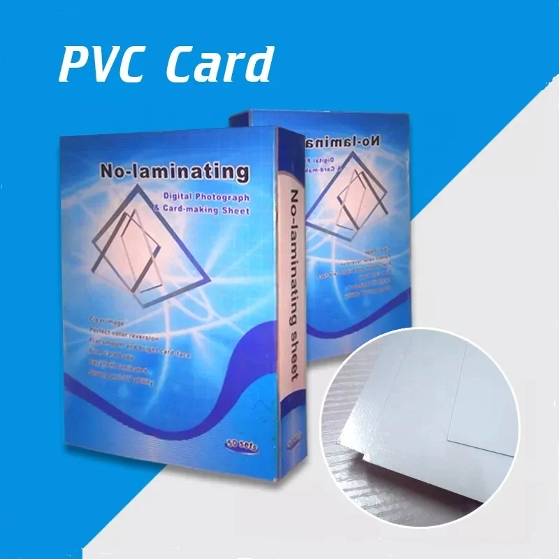 inkjet printable plastic id card material White A4 pvc card sheet